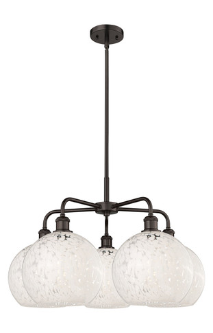 Mid. Chandeliers Glass Down by Innovations ( 405 | 516-5CR-OB-G1216-10WM Ballston ) 