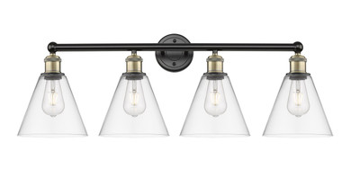 Bathroom Fixtures Four Lights by Innovations ( 405 | 616-4W-BAB-GBC-82 Edison ) 
