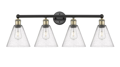 Bathroom Fixtures Four Lights by Innovations ( 405 | 616-4W-BAB-GBC-84 Edison ) 