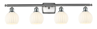 Bathroom Fixtures Four Lights by Innovations ( 405 | 516-4W-SN-G1217-6WV Ballston ) 