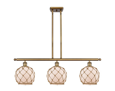 Linear/Island 3 Light Bar by Innovations ( 405 | 516-3I-BB-G121-8RB-LED Ballston ) 