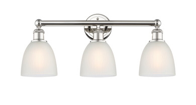Bathroom Fixtures Three Lights by Innovations ( 405 | 616-3W-PN-G381 Edison ) 