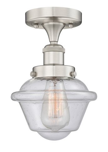 Semi-Flush Mts. Glass Down by Innovations ( 405 | 616-1F-SN-G534 Edison ) 