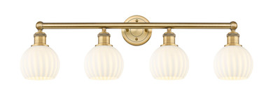 Bathroom Fixtures Four Lights by Innovations ( 405 | 616-4W-BB-G1217-6WV Edison ) 