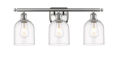 Bathroom Fixtures Three Lights by Innovations ( 405 | 516-3W-SN-G558-6CL Ballston ) 