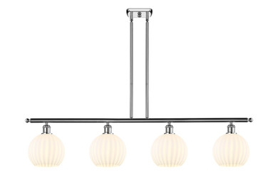 Linear/Island 4 Light + by Innovations ( 405 | 516-4I-PC-G1217-8WV Ballston ) 