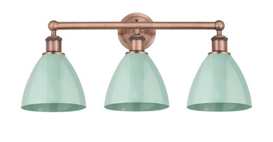 Bathroom Fixtures Three Lights by Innovations ( 405 | 616-3W-AC-MBD-75-SF Edison ) 