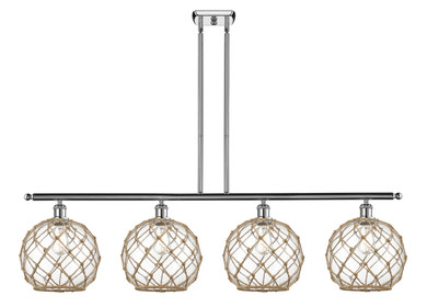 Linear/Island 4 Light + by Innovations ( 405 | 516-4I-PC-G122-10RB Ballston ) 