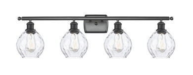 Bathroom Fixtures Four Lights by Innovations ( 405 | 516-4W-BK-G362 Ballston ) 