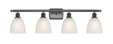 Bathroom Fixtures Four Lights by Innovations ( 405 | 516-4W-BK-G381-LED Ballston ) 