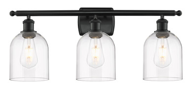 Bathroom Fixtures Three Lights by Innovations ( 405 | 516-3W-BK-G558-6CL Ballston ) 