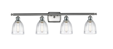 Bathroom Fixtures Four Lights by Innovations ( 405 | 516-4W-SN-G442-LED Ballston ) 