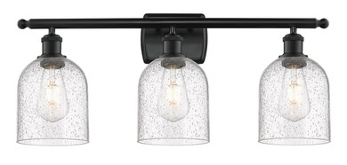 Bathroom Fixtures Three Lights by Innovations ( 405 | 516-3W-BK-G558-6SDY Ballston ) 