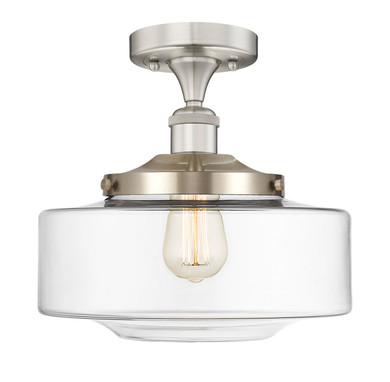Semi-Flush Mts. Glass Down by Innovations ( 405 | 616-1F-SN-G692-12 Franklin Restoration ) 