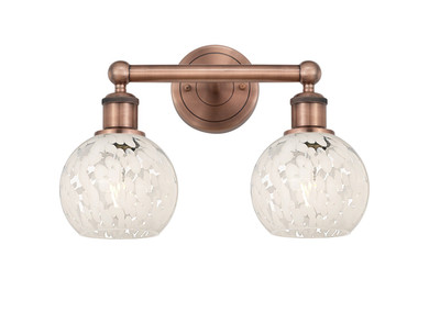 Bathroom Fixtures Two Lights by Innovations ( 405 | 616-2W-AC-G1216-6WM Edison ) 