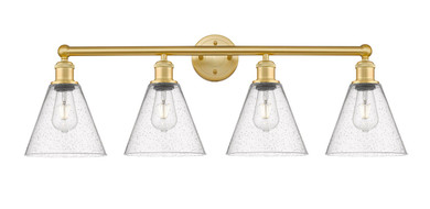 Bathroom Fixtures Four Lights by Innovations ( 405 | 616-4W-SG-GBC-84 Edison ) 