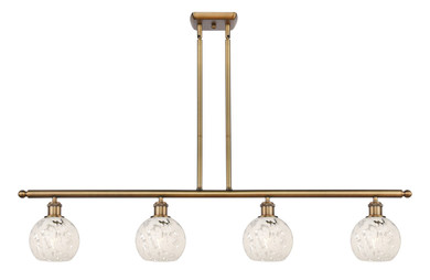 Linear/Island 4 Light + by Innovations ( 405 | 516-4I-BB-G1216-6WM Ballston ) 