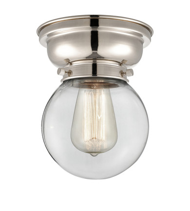 Flush Mounts Glass Down by Innovations ( 405 | 623-1F-PN-G202-6-LED Franklin Restoration ) 