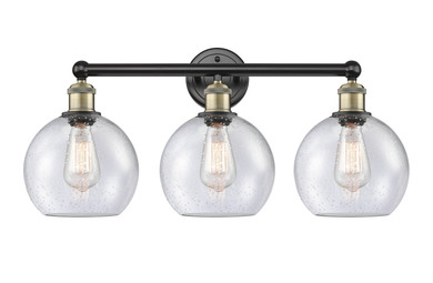 Bathroom Fixtures Three Lights by Innovations ( 405 | 616-3W-BAB-G124-8 Edison ) 