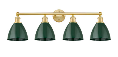 Bathroom Fixtures Four Lights by Innovations ( 405 | 616-4W-SG-MBD-75-GR Edison ) 