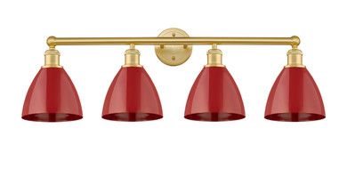 Bathroom Fixtures Four Lights by Innovations ( 405 | 616-4W-SG-MBD-75-RD Edison ) 