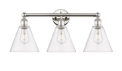 Bathroom Fixtures Three Lights by Innovations ( 405 | 616-3W-PN-GBC-82 Edison ) 