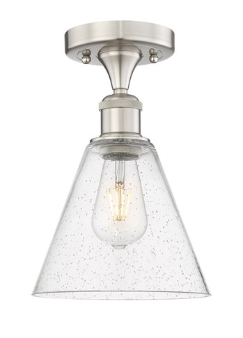Semi-Flush Mts. Glass Down by Innovations ( 405 | 616-1F-SN-GBC-84 Edison ) 
