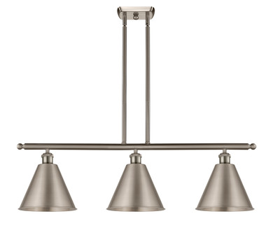 Linear/Island 3 Light Bar by Innovations ( 405 | 516-3I-SN-MBC-12-SN Ballston ) 