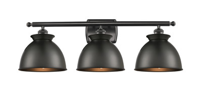 Bathroom Fixtures Three Lights by Innovations ( 405 | 516-3W-BK-M14-BK Ballston ) 