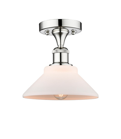 Semi-Flush Mts. Glass Down by Innovations ( 405 | 616-1F-PC-G131 Edison ) 