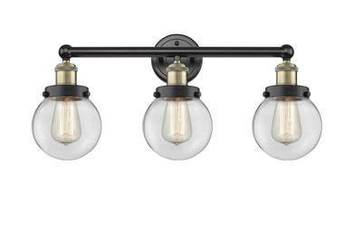 Bathroom Fixtures Three Lights by Innovations ( 405 | 616-3W-BAB-G202-6 Edison ) 