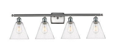 Bathroom Fixtures Four Lights by Innovations ( 405 | 516-4W-SN-GBC-84-LED Ballston ) 
