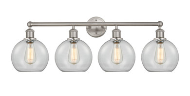 Bathroom Fixtures Four Lights by Innovations ( 405 | 616-4W-SN-G122-8 Edison ) 
