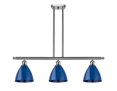 Linear/Island 3 Light Bar by Innovations ( 405 | 516-3I-SN-MBD-75-BL Ballston ) 