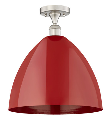 Semi-Flush Mts. Glass Down by Innovations ( 405 | 616-1F-SN-MBD-16-RD Edison ) 