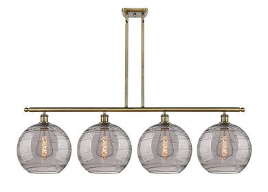 Linear/Island 4 Light + by Innovations ( 405 | 516-4I-AB-G1213-12SM Ballston ) 