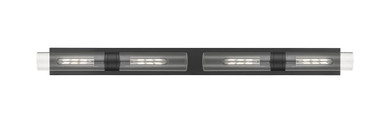 Bathroom Fixtures Cylindrical / Linear by Innovations ( 405 | 617L-4W-BK-G617-11CL Downtown Urban ) 