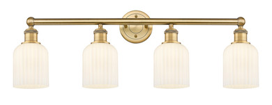 Bathroom Fixtures Four Lights by Innovations ( 405 | 616-4W-BB-G559-5GWH Edison ) 