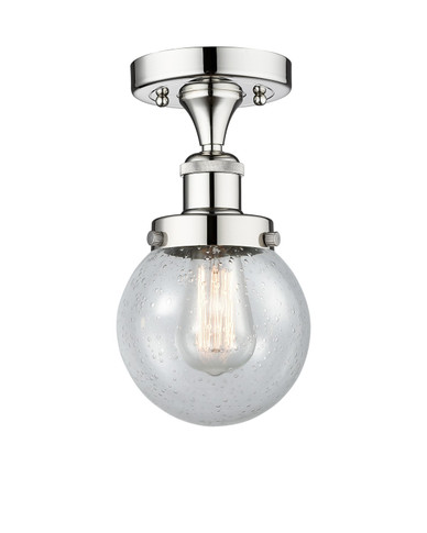 Semi-Flush Mts. Glass Down by Innovations ( 405 | 616-1F-PC-G204-6 Edison ) 