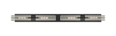 Bathroom Fixtures Cylindrical / Linear by Innovations ( 405 | 617L-4W-BK-G617-11SM Downtown Urban ) 