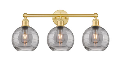 Bathroom Fixtures Three Lights by Innovations ( 405 | 616-3W-SG-G1213-8SM Edison ) 