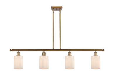 Linear/Island 4 Light + by Innovations ( 405 | 516-4I-BB-G341-LED Ballston ) 