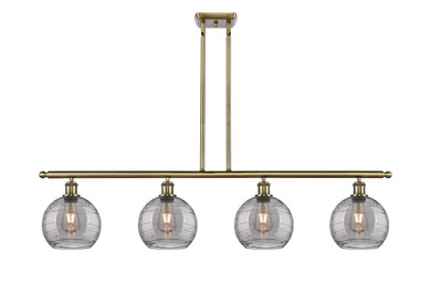 Linear/Island 4 Light + by Innovations ( 405 | 516-4I-AB-G1213-8SM Ballston ) 