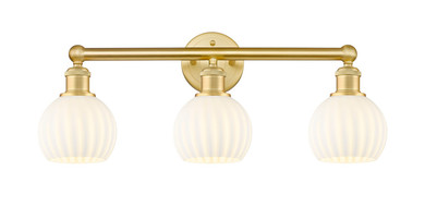 Bathroom Fixtures Three Lights by Innovations ( 405 | 616-3W-SG-G1217-6WV Edison ) 