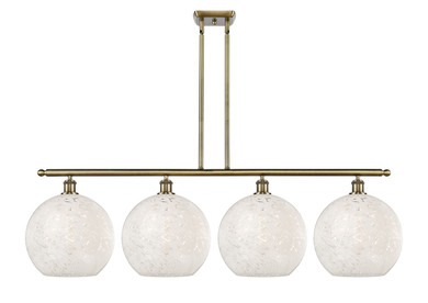 Linear/Island 4 Light + by Innovations ( 405 | 516-4I-AB-G1216-12WM Ballston ) 