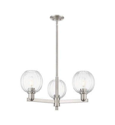 Mid. Chandeliers Glass Up by Innovations ( 405 | 716-3CR-SN-G458-7CL Arcadia ) 