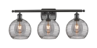 Bathroom Fixtures Three Lights by Innovations ( 405 | 516-3W-OB-G1213-8SM Ballston ) 