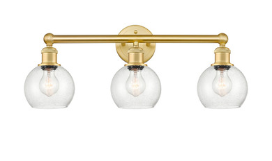 Bathroom Fixtures Three Lights by Innovations ( 405 | 616-3W-SG-G124-6 Edison ) 
