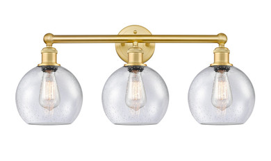Bathroom Fixtures Three Lights by Innovations ( 405 | 616-3W-SG-G124-8 Edison ) 