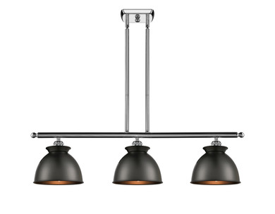 Linear/Island 3 Light Bar by Innovations ( 405 | 516-3I-PC-M14-BK Ballston ) 